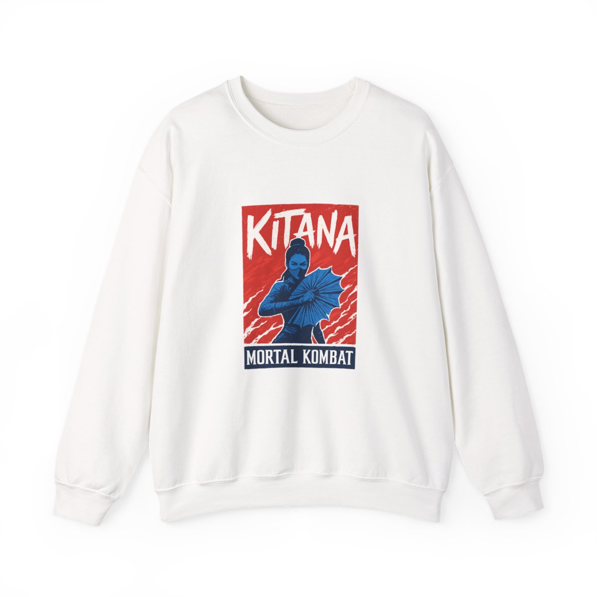 Mortal Kombat II Kitana Embroidered Sweatshirt - Official sweatshirts merchandise