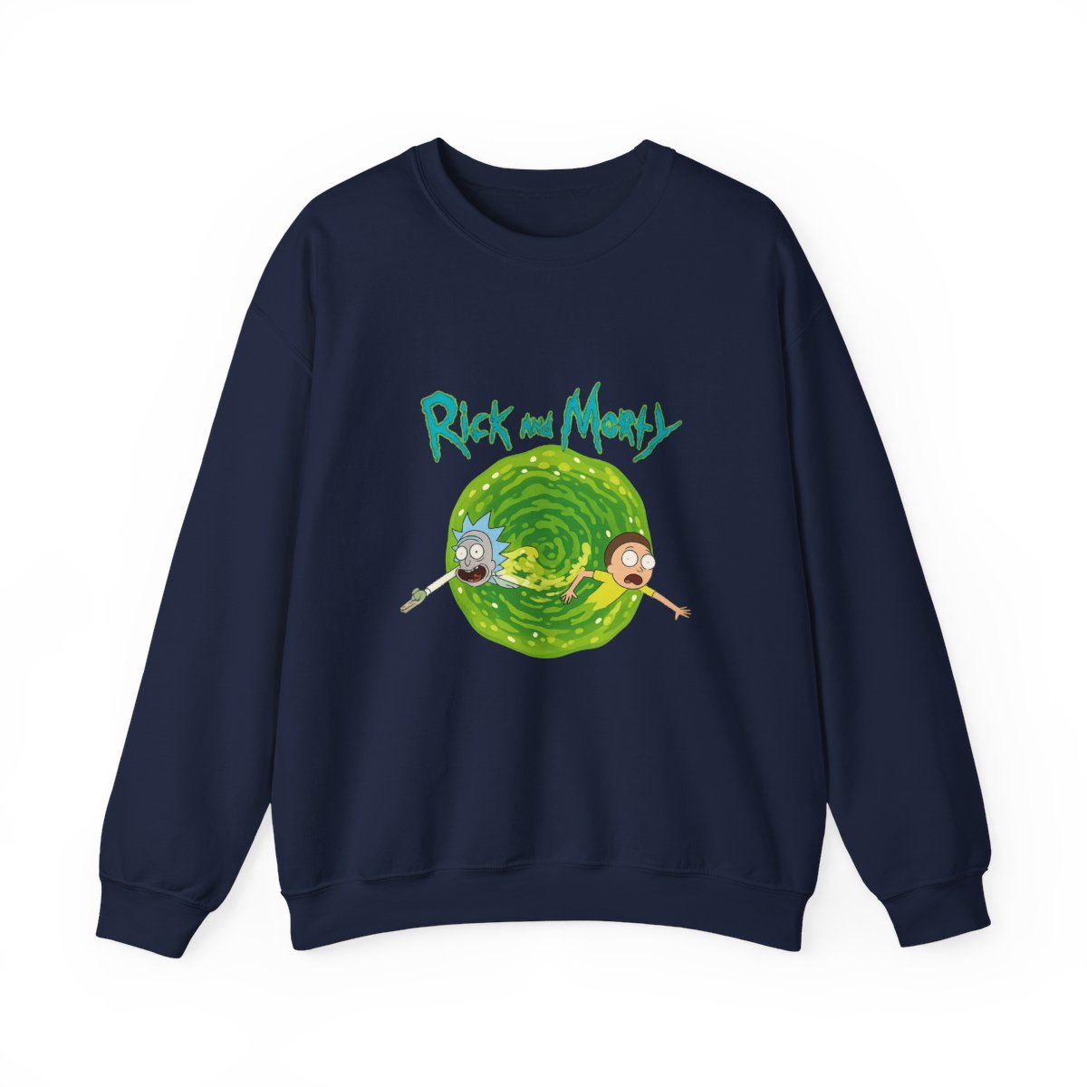 Rick and Morty Crewneck - alternate angle 2, merchandise