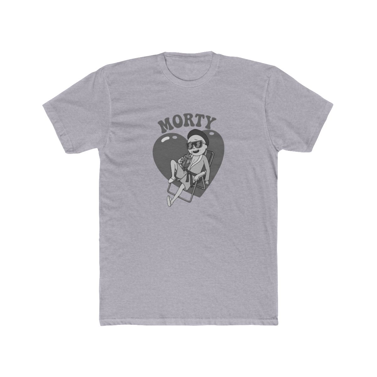 Rick And Morty Heart Morty Boyfriend Fit Girls T Shirt - alternate angle 3, merchandise