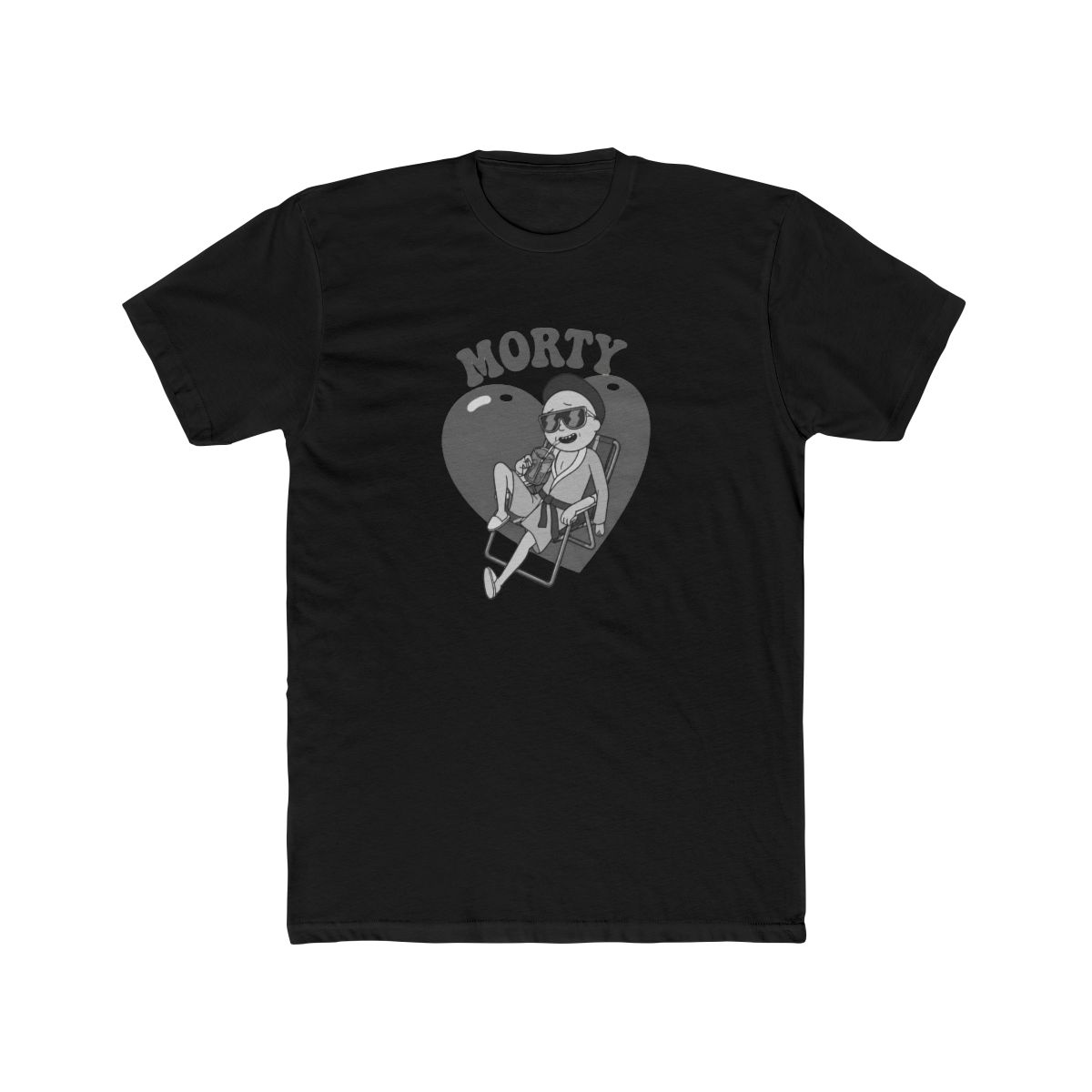 Rick And Morty Heart Morty Boyfriend Fit Girls T Shirt