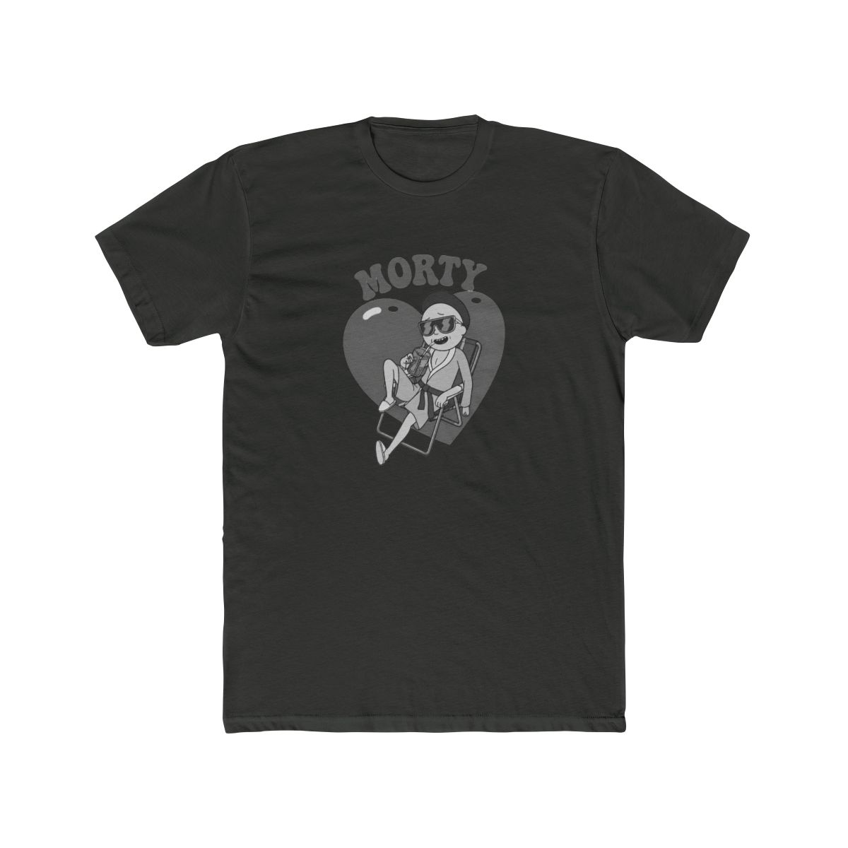 Rick And Morty Heart Morty Boyfriend Fit Girls T Shirt - alternate angle 5, merchandise