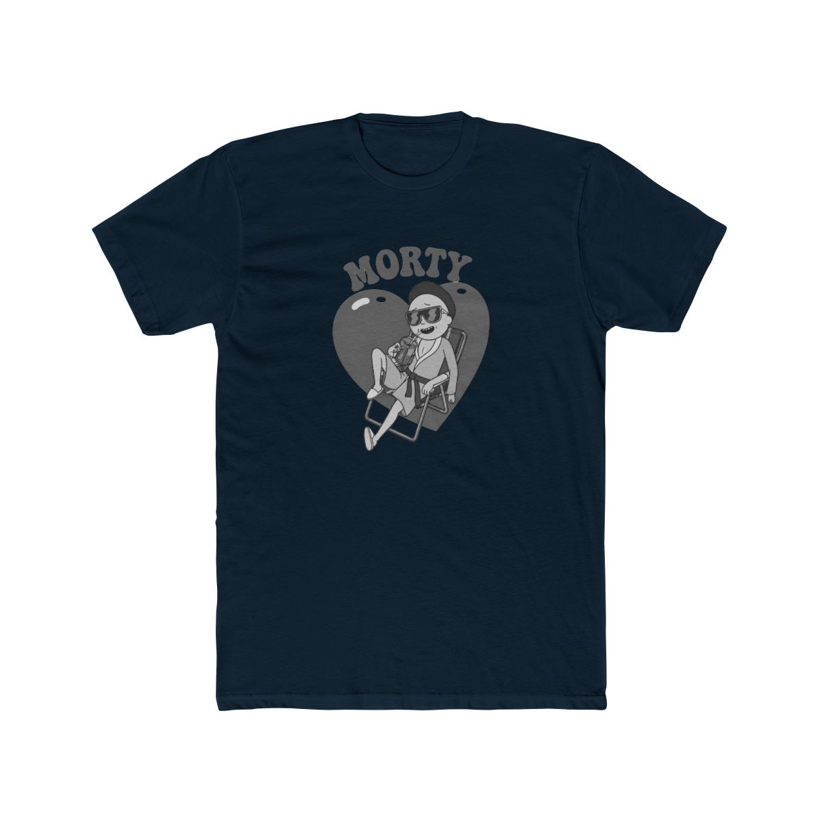 Rick And Morty Heart Morty Boyfriend Fit Girls T Shirt - Official T-Shirts merchandise
