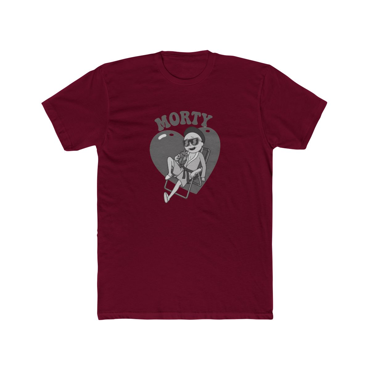 Rick And Morty Heart Morty Boyfriend Fit Girls T Shirt - alternate angle 2, merchandise