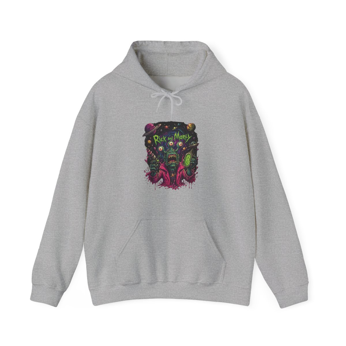 Quick View for Rick And Morty Four Eyed Monster Hoodie - Official hoodies merchandise