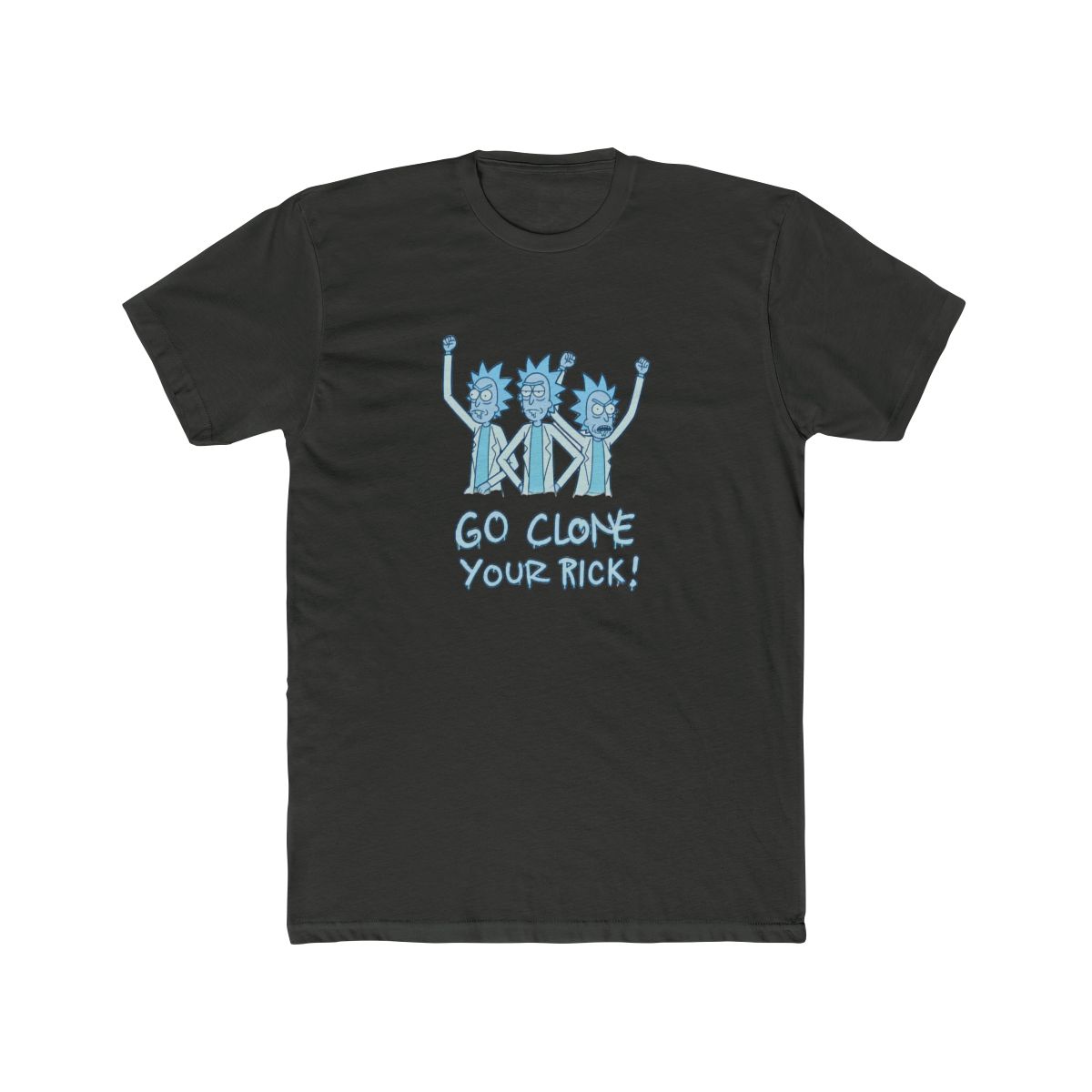 Rick And Morty Hologram Rick Clones T Shirt - alternate angle 5, merchandise