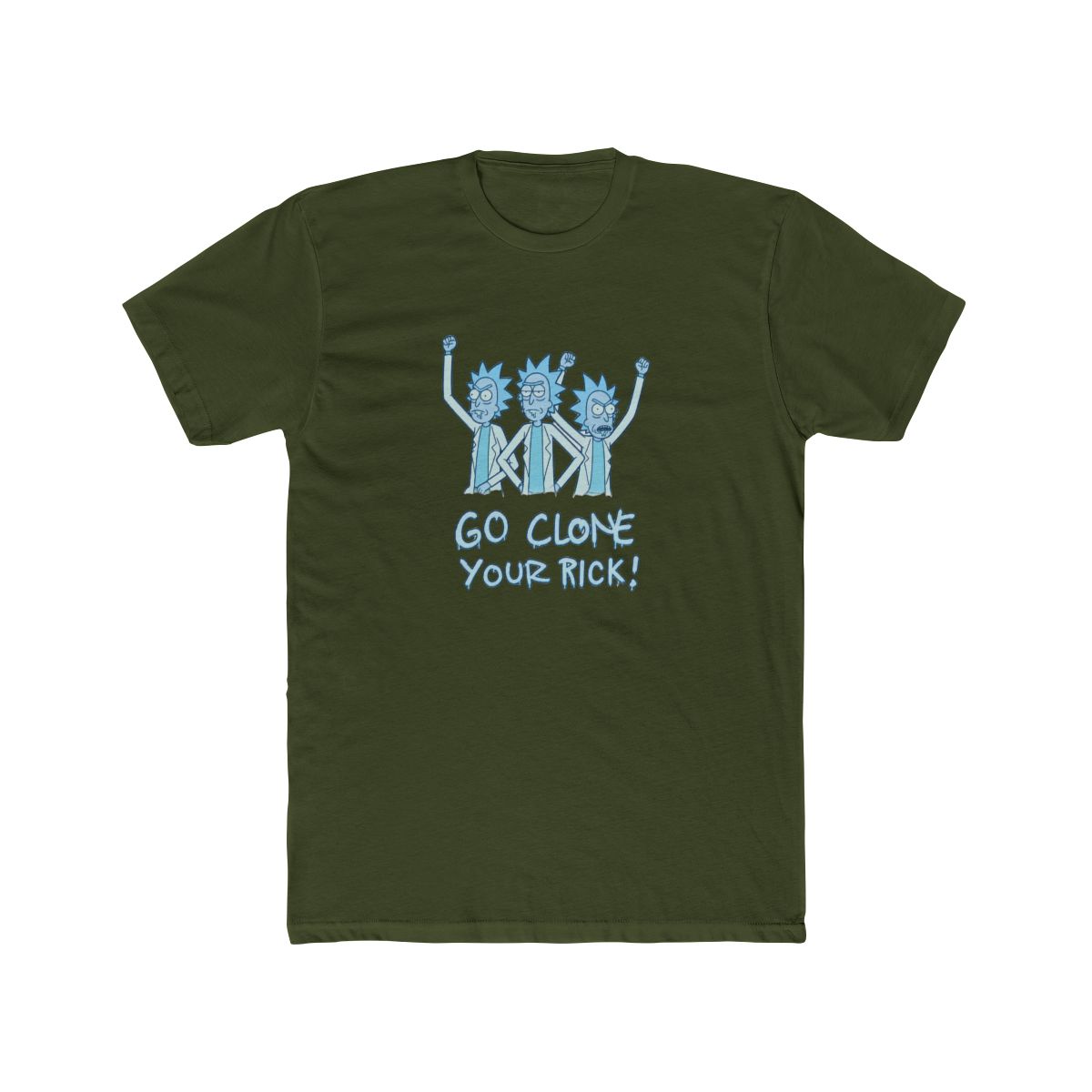 Rick And Morty Hologram Rick Clones T Shirt - alternate angle 4, merchandise