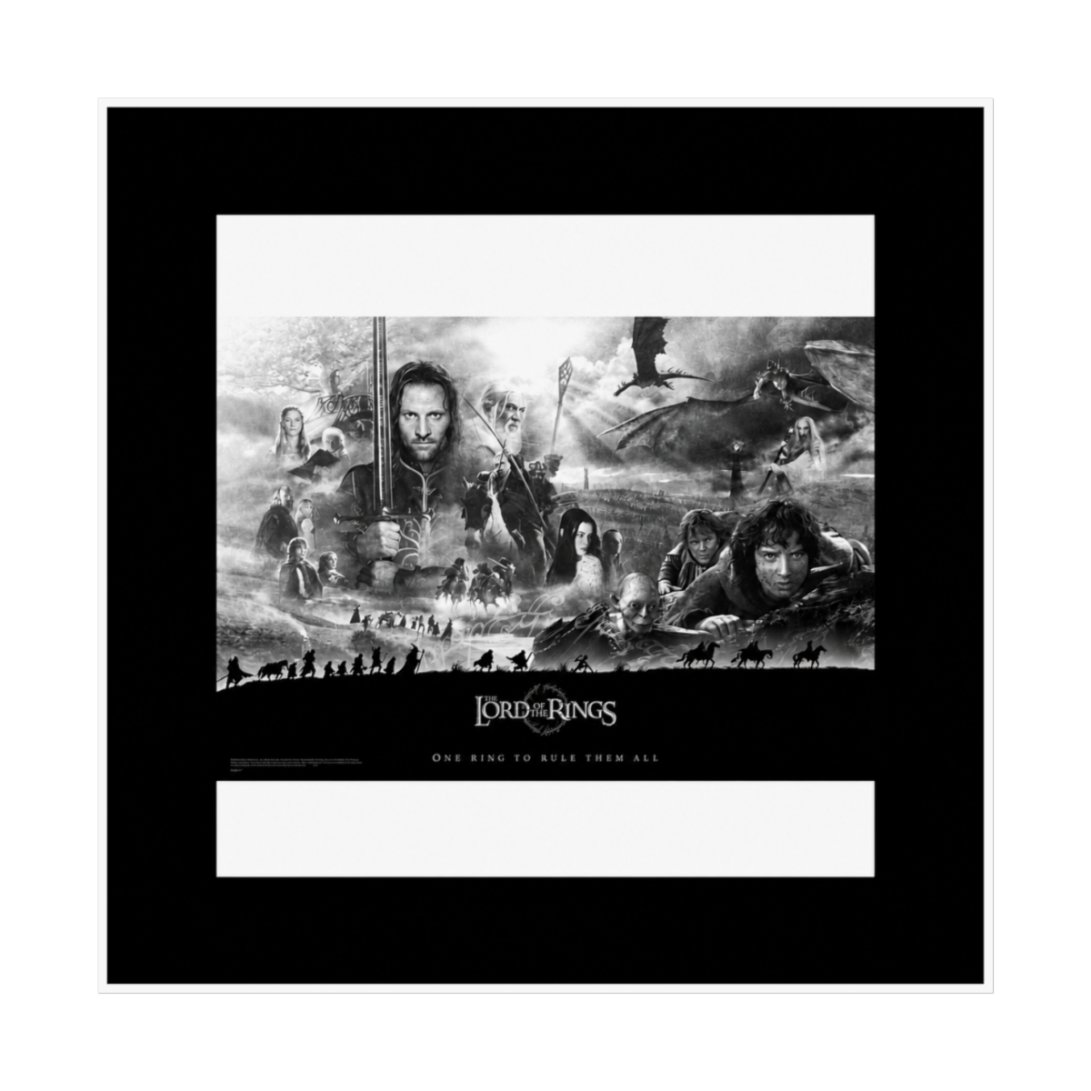 The Lord of the Rings ™ Film Trilogy The Journey MightyPrint™ Wall Art Poster - Official posters merchandise