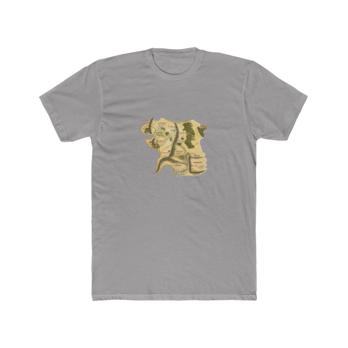 The Lord of the Rings Middle-earth Map Gaming Mat T-Shirt - Official t-shirts merchandise