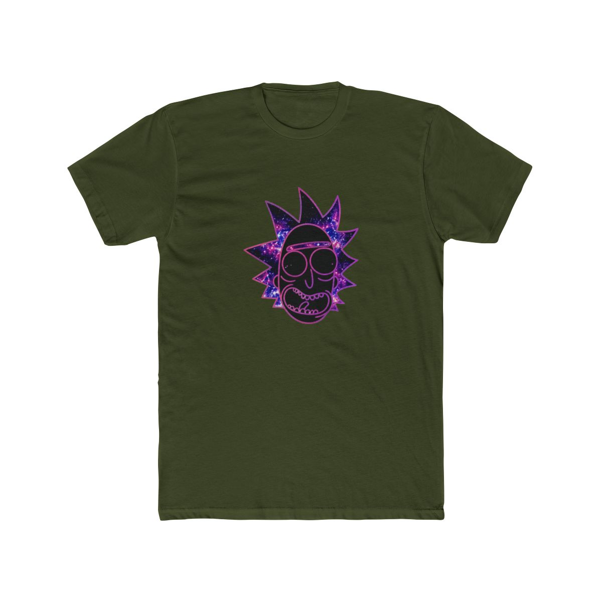 Rick and Morty Galactic Rick Big & Tall T Shirt - alternate angle 4, merchandise