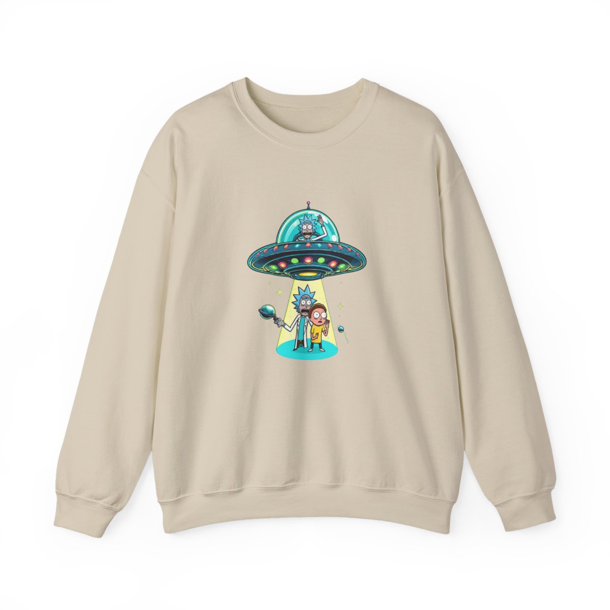 Rick And Morty In Ufo Best Love T-Shirts - alternate angle 4, merchandise