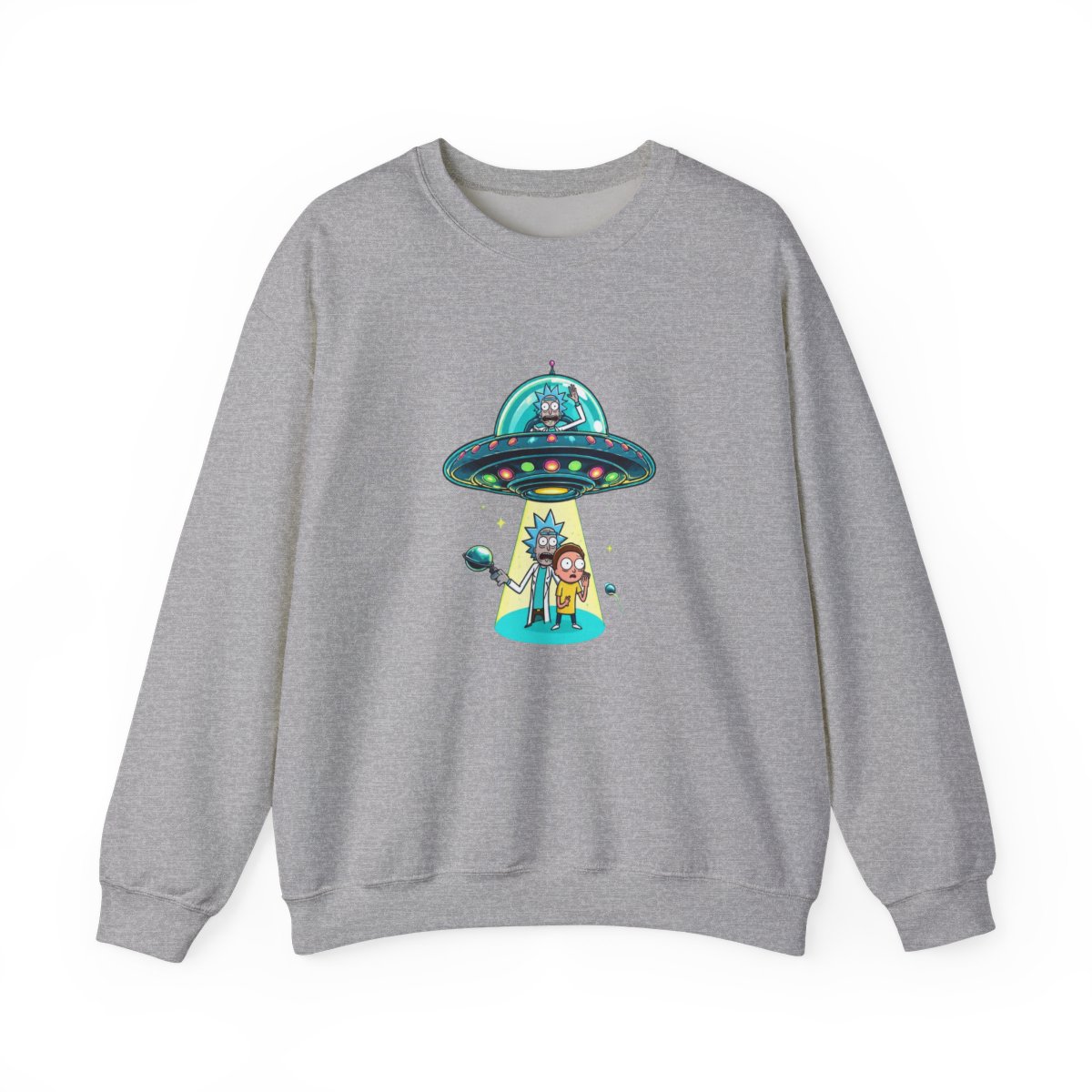 Rick And Morty In Ufo Best Love T-Shirts - alternate angle 5, merchandise