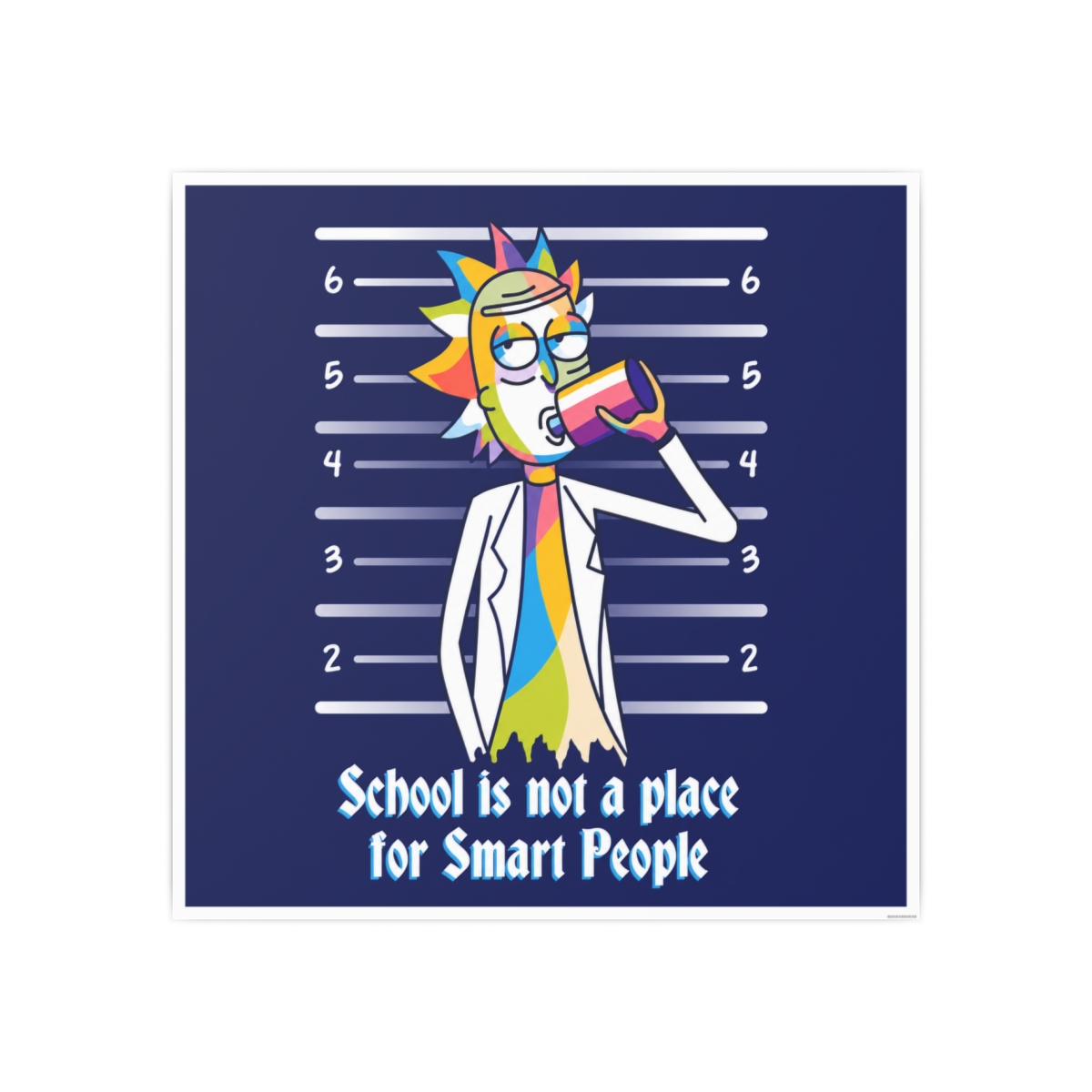 Rick Sanchez Quotes Canvas | Rick and Morty - alternate angle 3, merchandise