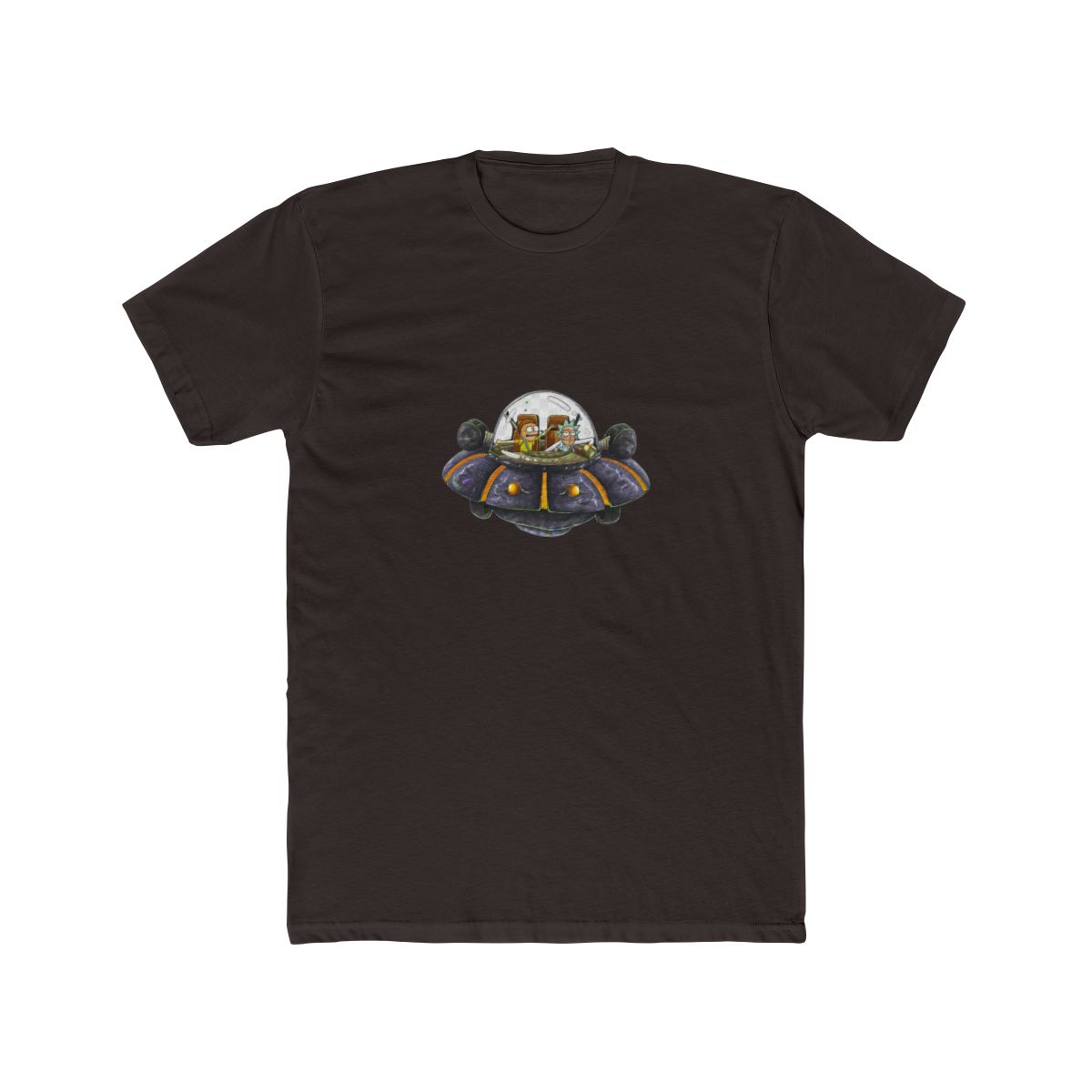 Rick and Morty - Space Cruiser T Shirt black | Elbenwald - alternate angle 2, merchandise