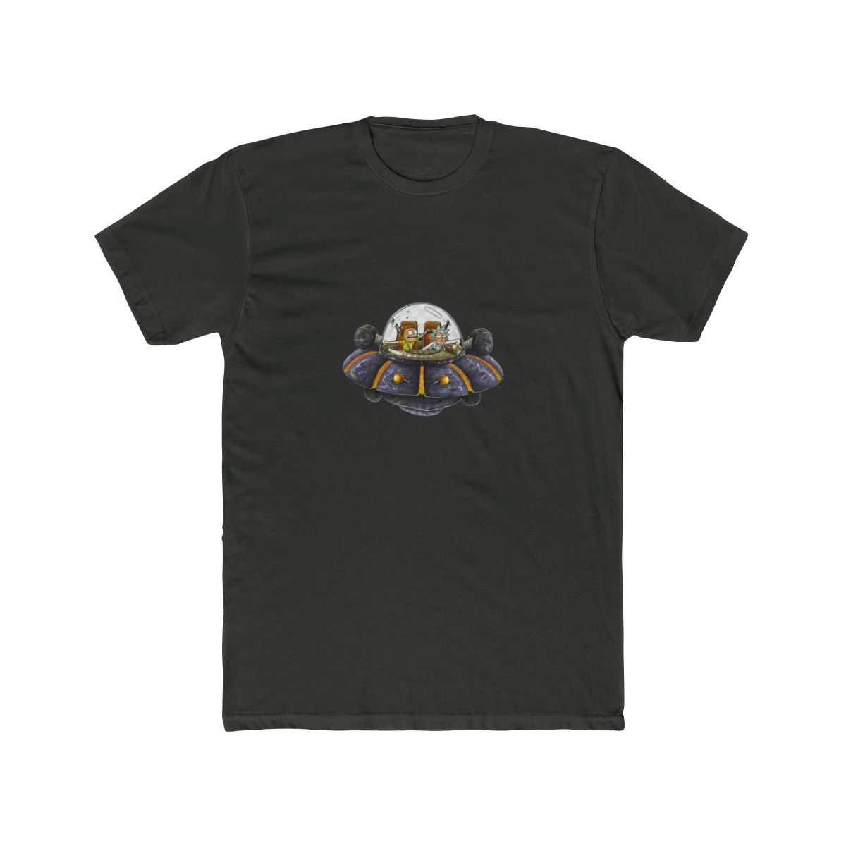 Rick and Morty - Space Cruiser T Shirt black | Elbenwald - alternate angle 5, merchandise