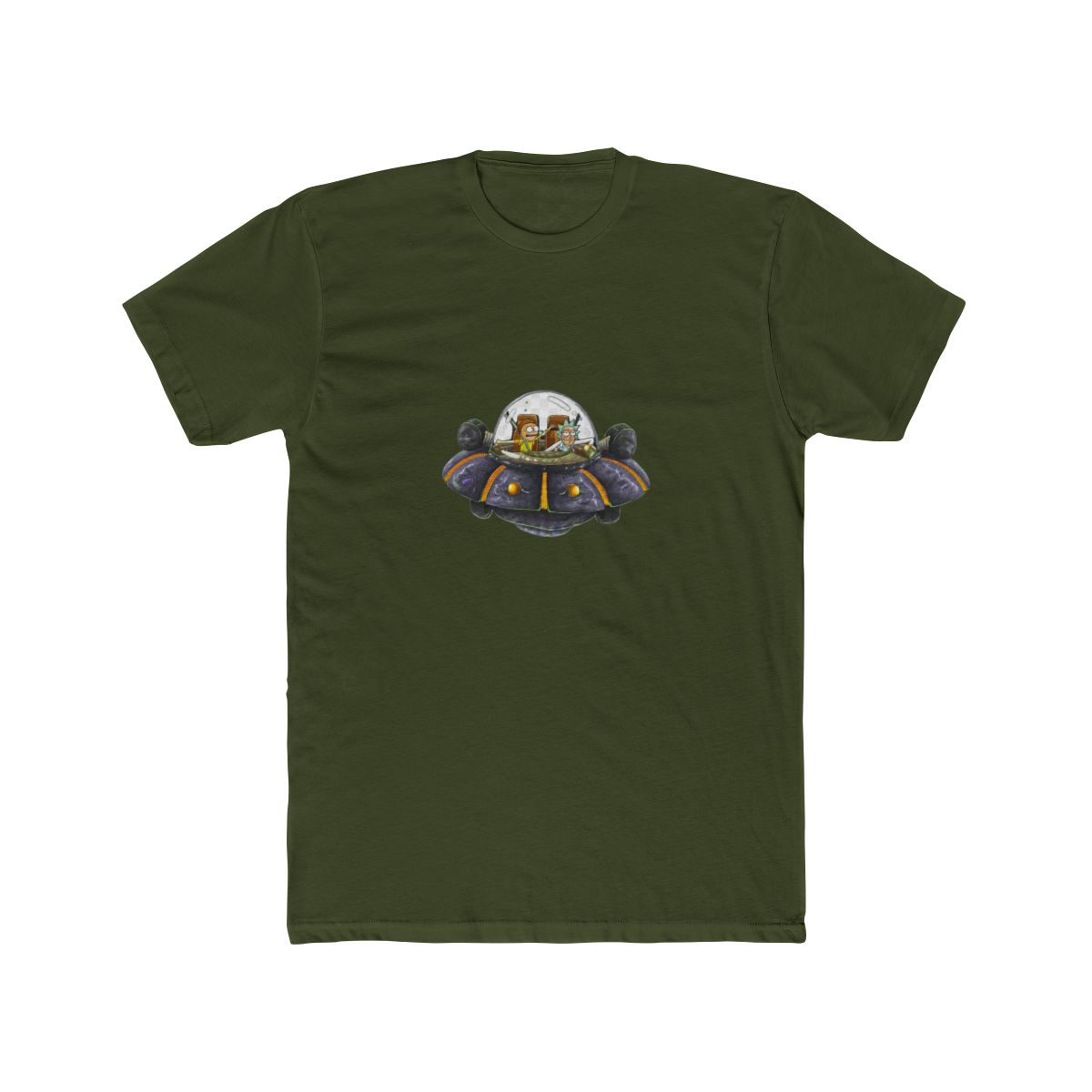 Rick and Morty - Space Cruiser T Shirt black | Elbenwald - alternate angle 4, merchandise