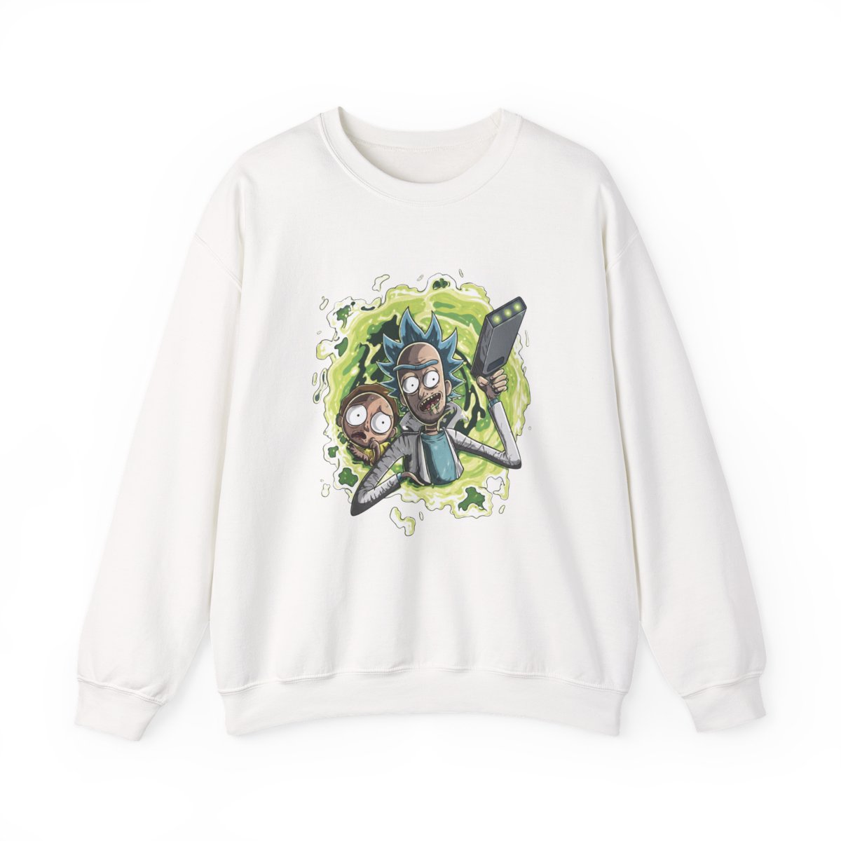 Rick And Morty Illustration Art Crewneck - Official sweatshirts merchandise