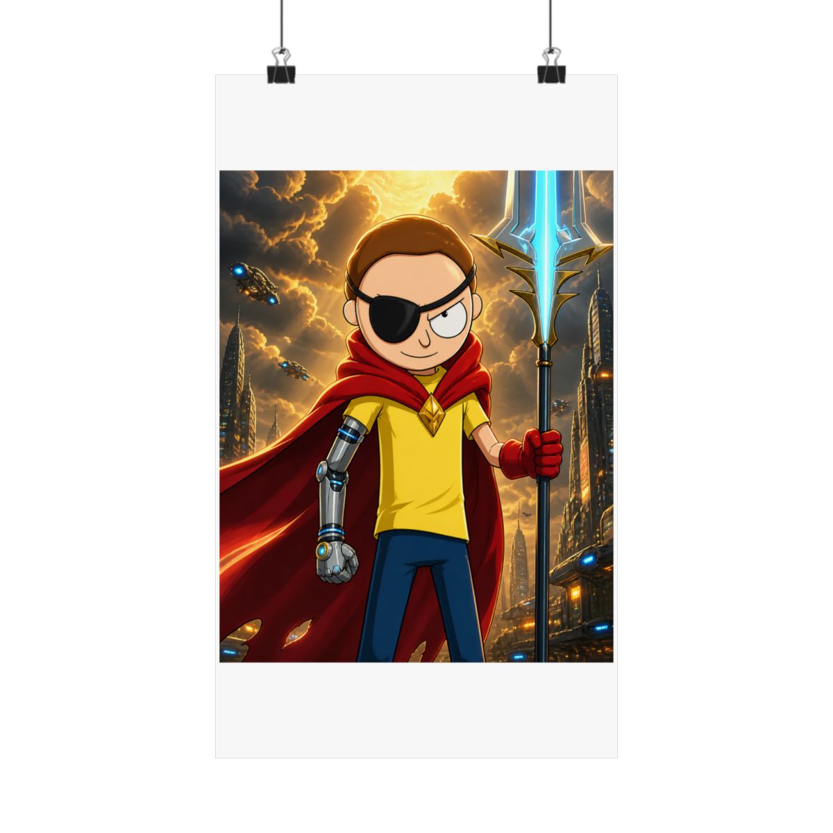 Rick and Morty Evil Morty Poster - alternate angle 5, merchandise