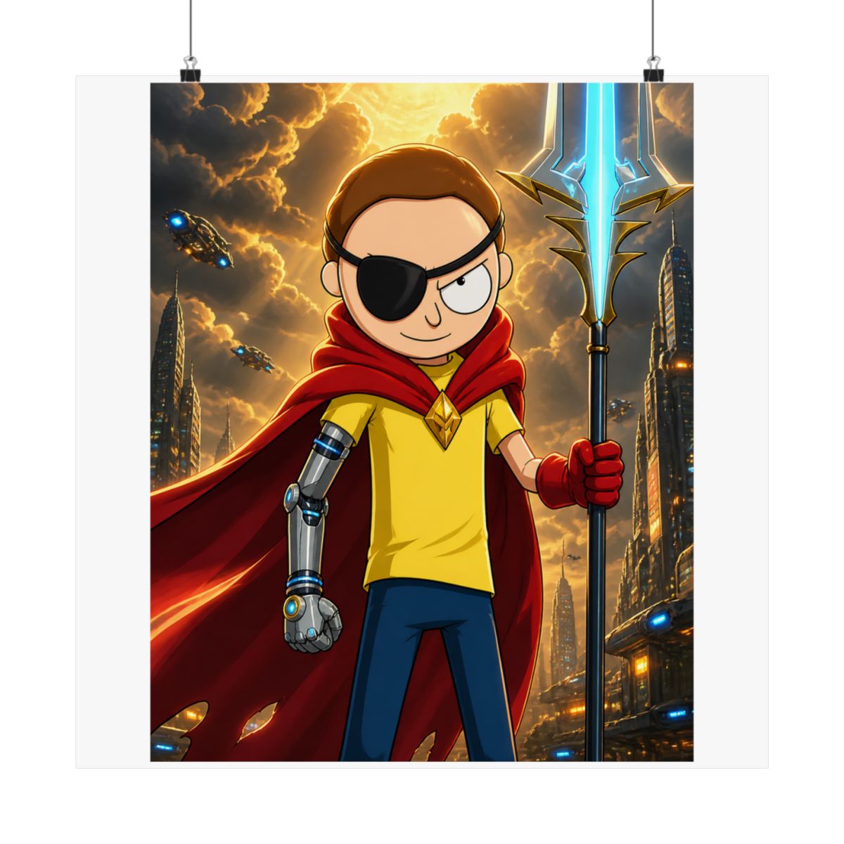 Rick and Morty Evil Morty Poster - alternate angle 1, merchandise