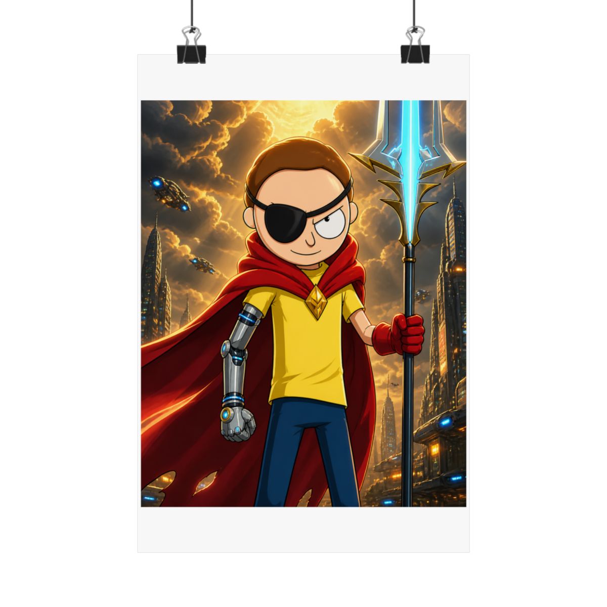 Rick and Morty Evil Morty Poster - alternate angle 1, merchandise