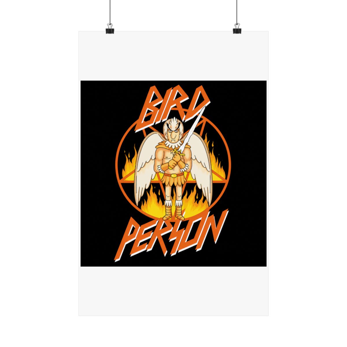 Rick and Morty Bird Person Pentagram Poster