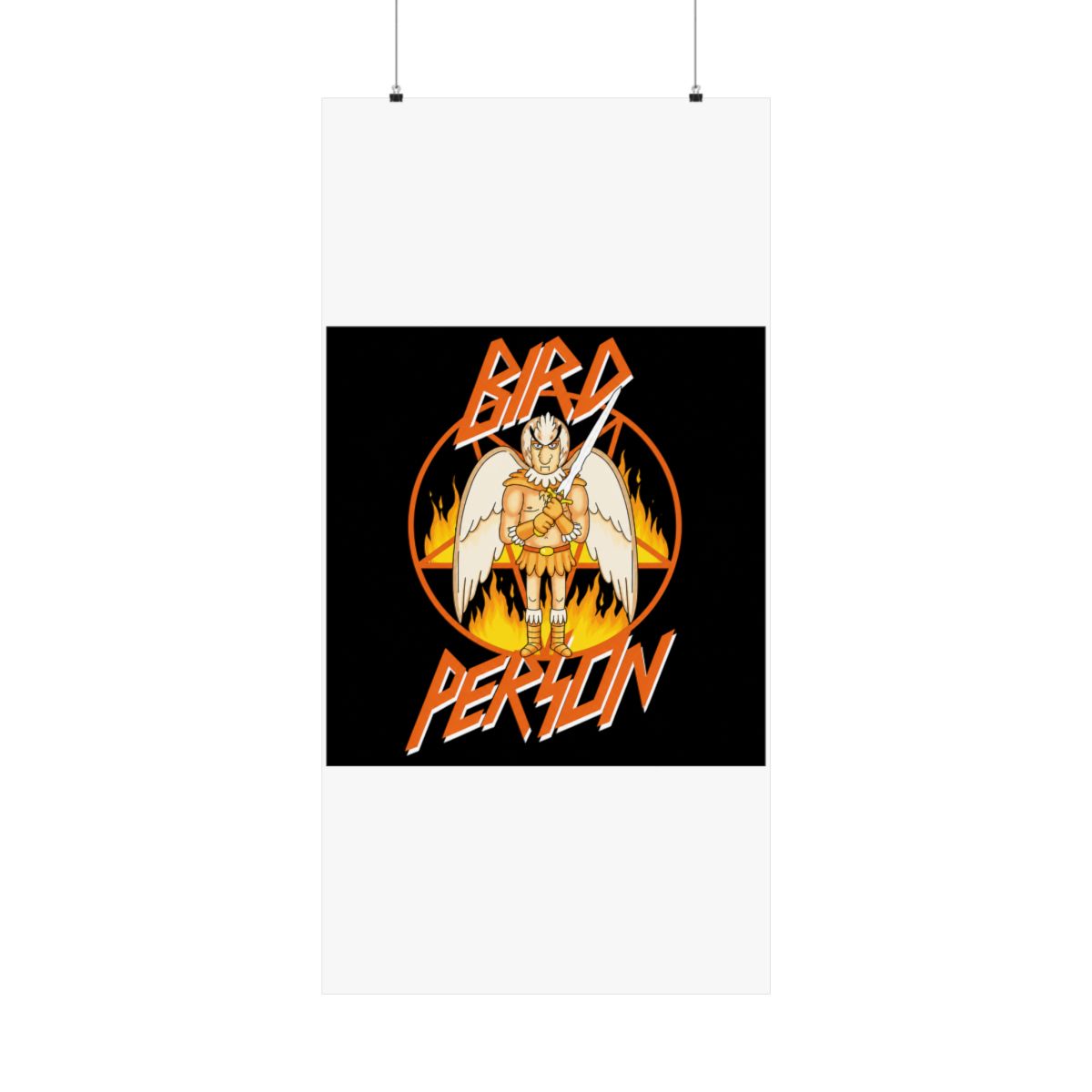 Rick and Morty Bird Person Pentagram Poster - alternate angle 2, merchandise