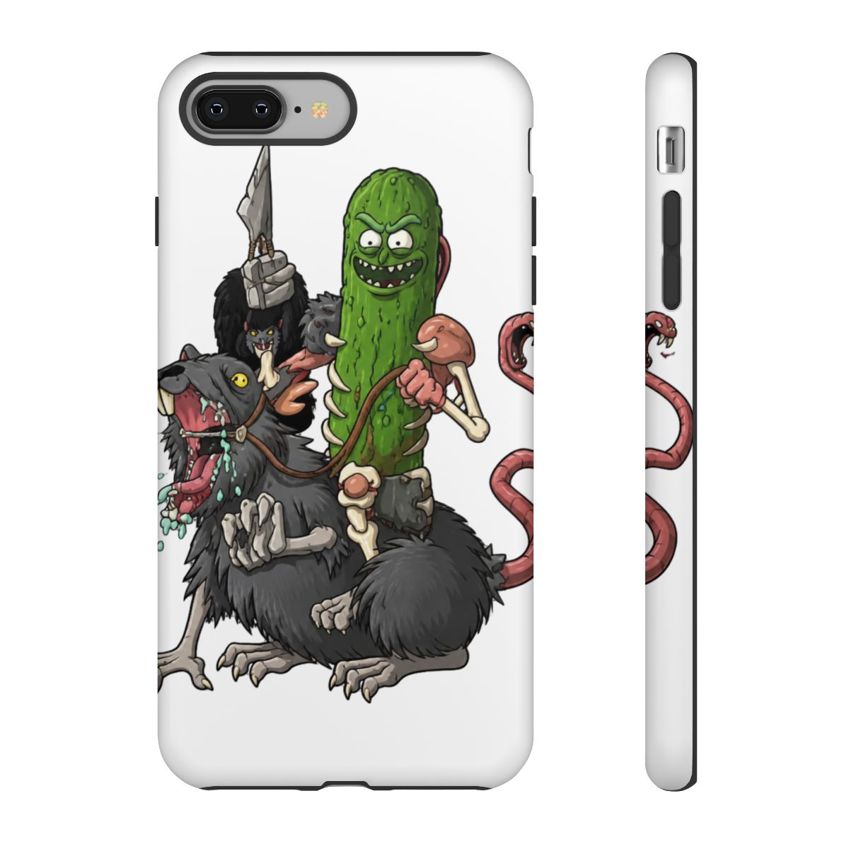 Summer Rick and Morty Cosmic Glow Phone Case - alternate angle 5, merchandise