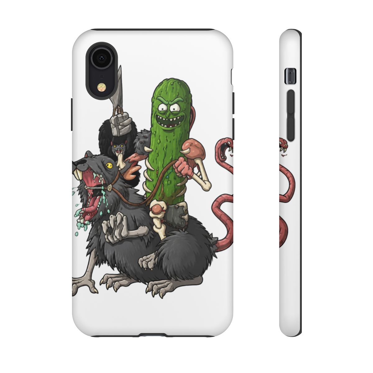 Summer Rick and Morty Cosmic Glow Phone Case - alternate angle 1, merchandise