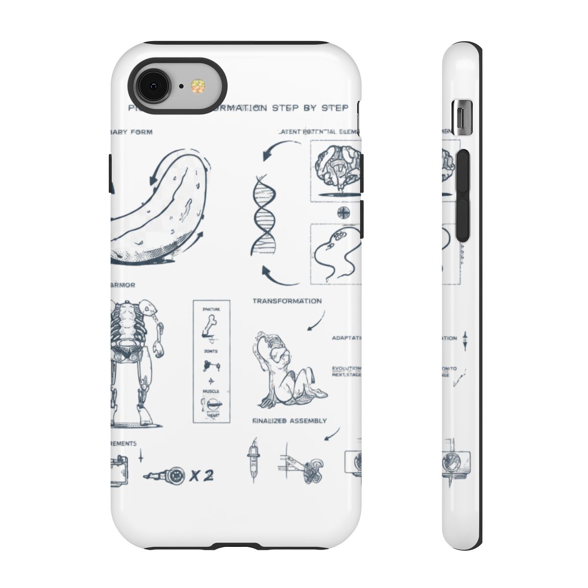Pickle Rick Transformation Iphone Case - Official phone-cases merchandise
