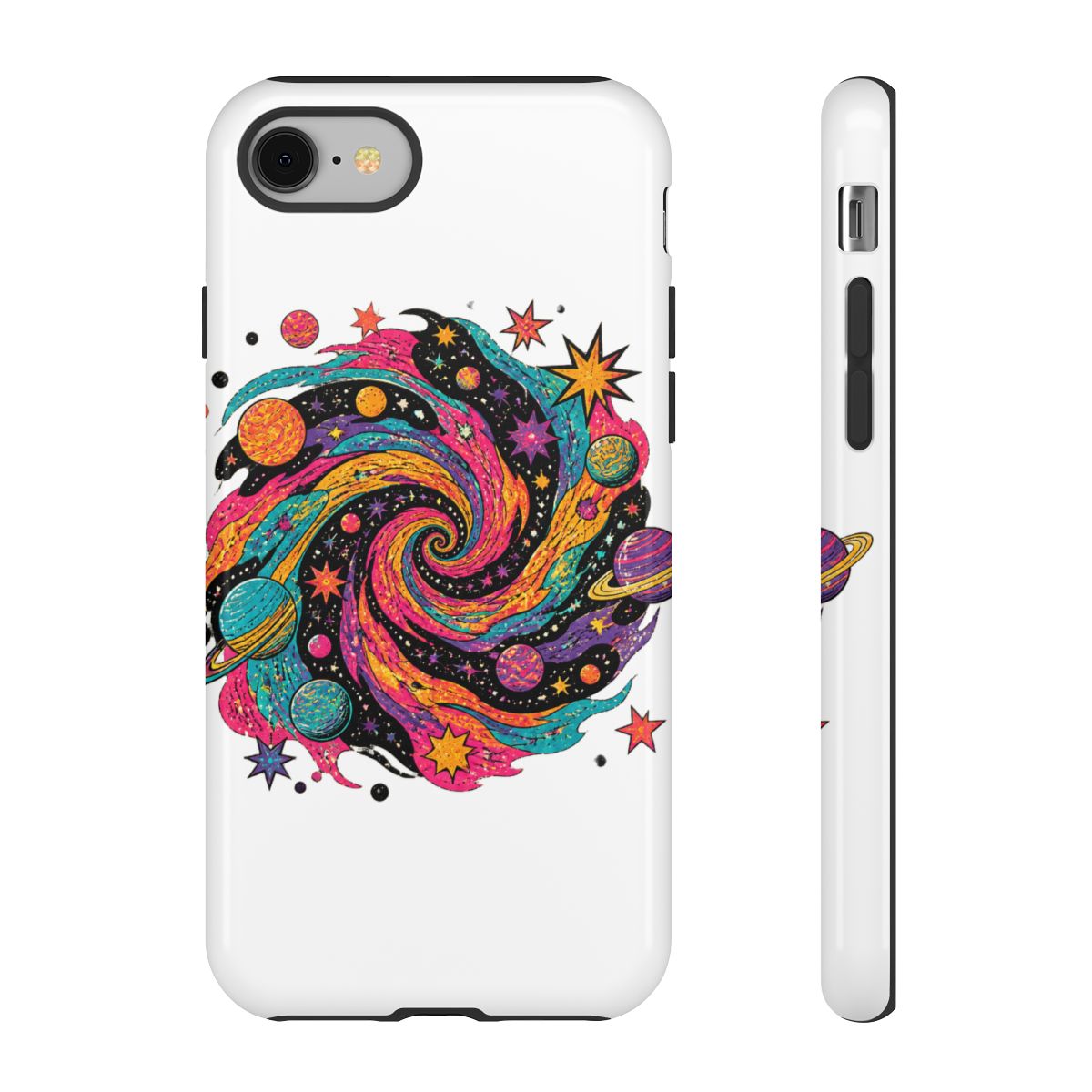 Rick And Morty Psychedelic Swirl Pattern Speck Phone Case - Official phone-cases merchandise
