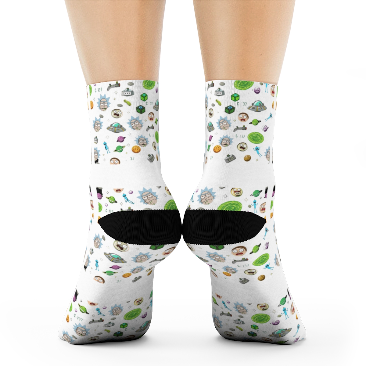 Rick Rick and Morty Space-Time Distortion Sock - Official Accessories merchandise