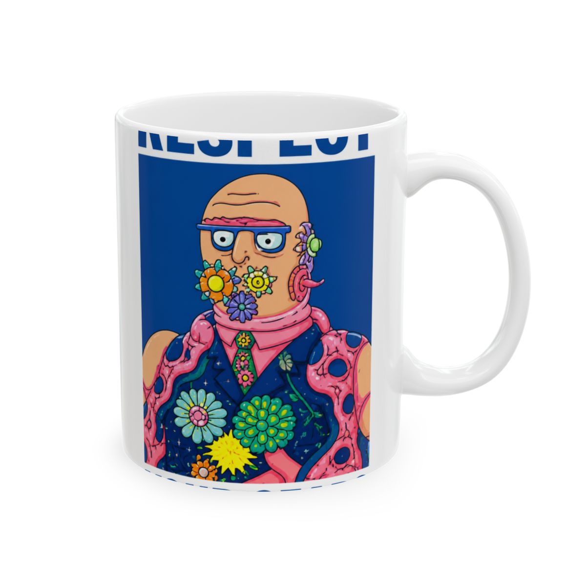 Rick and Morty Respect Your Gears Giant Coffee Mug - Official mugs merchandise