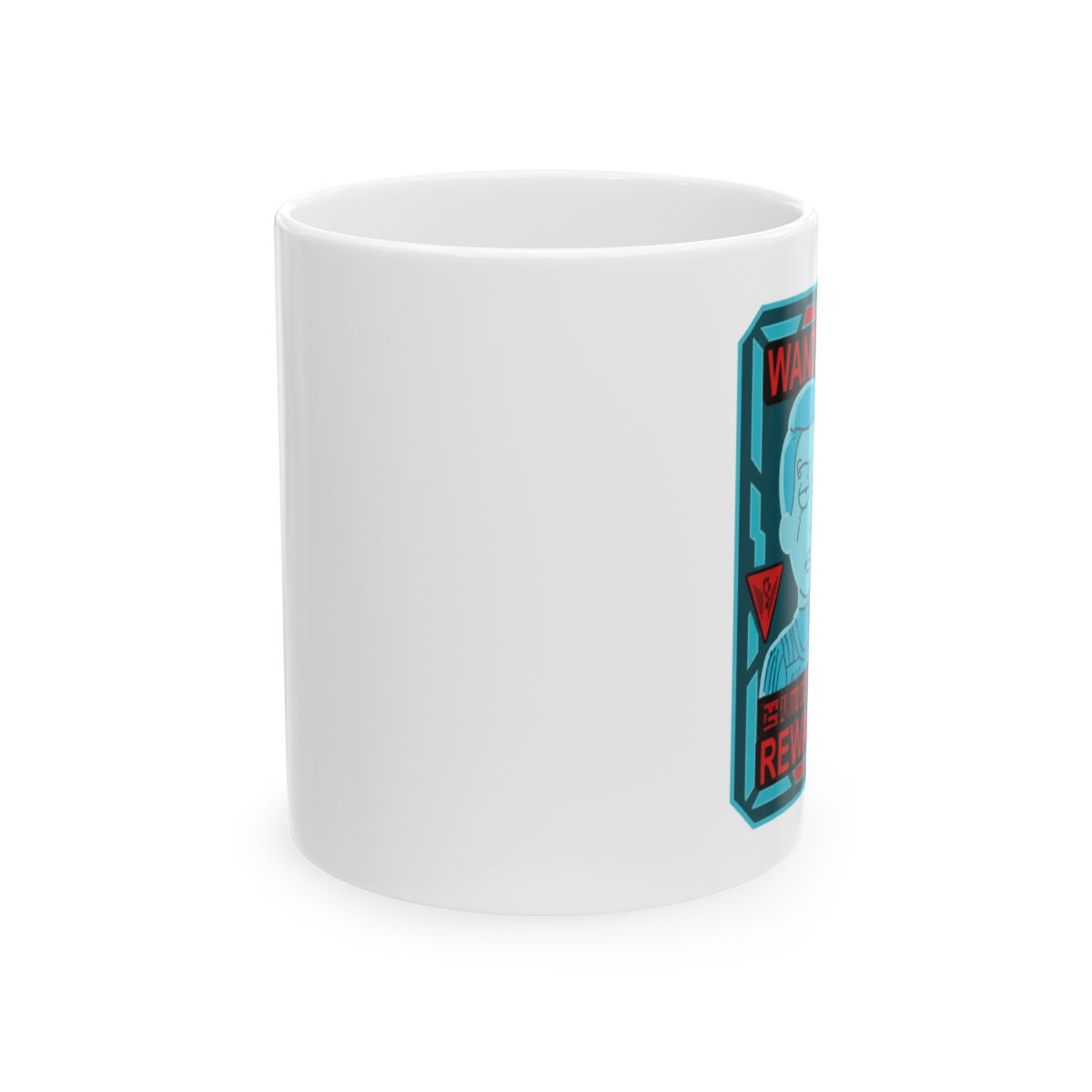 Rick and Morty Space Beth Wanted Mugs Giant Coffee Mug - alternate angle 1, merchandise