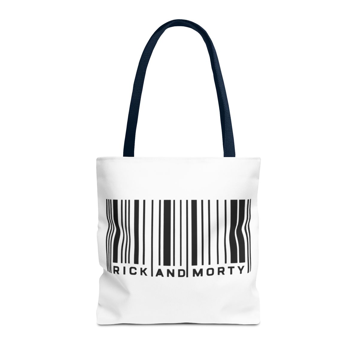 Rick and Morty Bar Code Graphic Bags - Official Bags & Totes merchandise