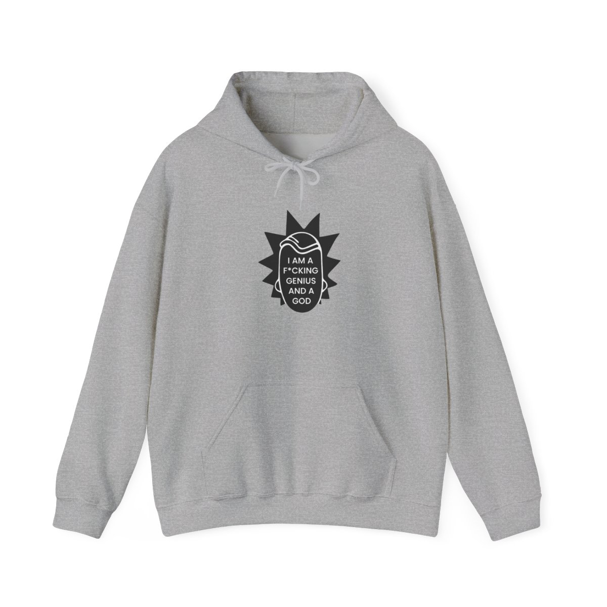 Rick and Morty Genius And A God Hoodie - Official hoodies merchandise