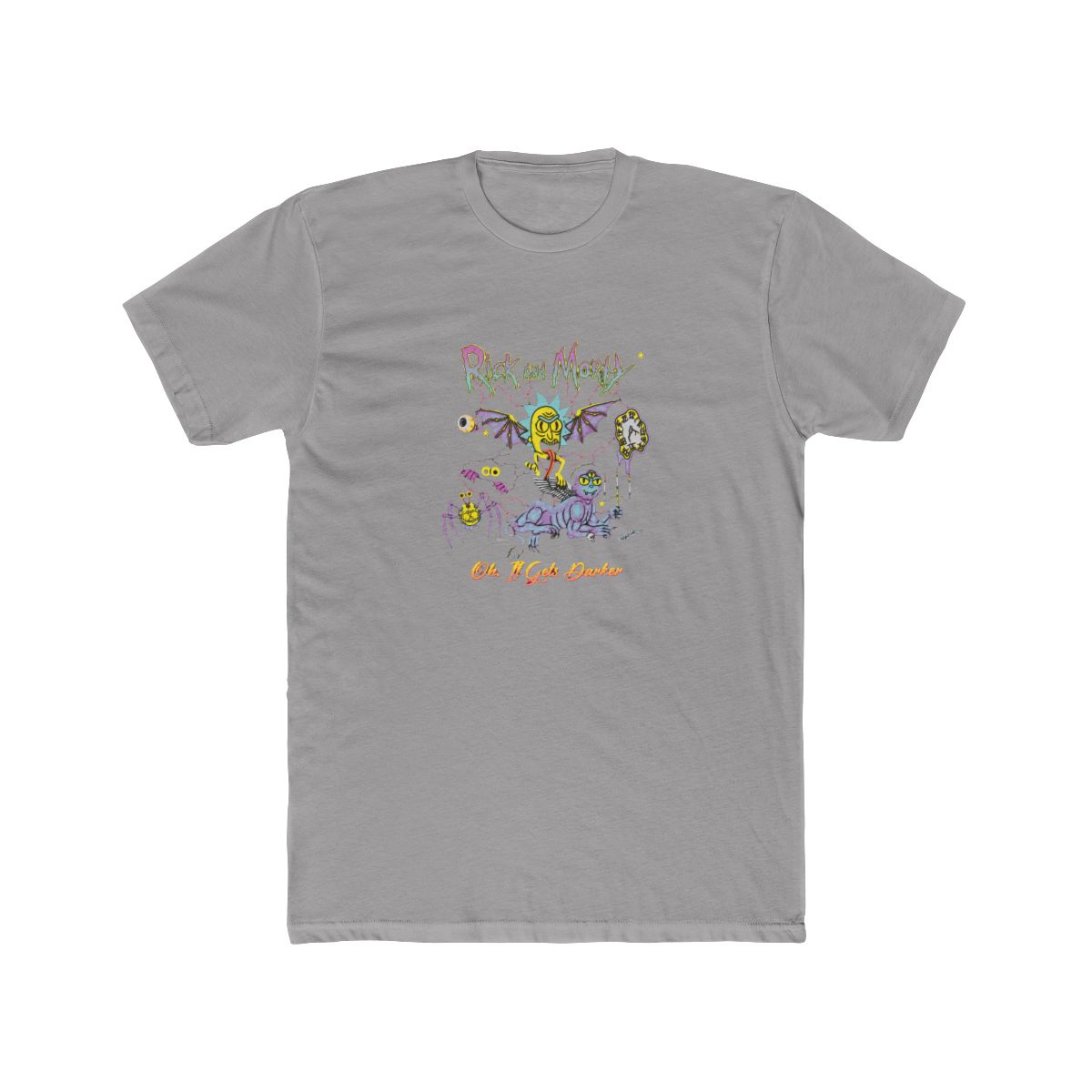 Rick And Morty: Oh It Gets Darker T Shirt - Merchoid - Official t-shirts merchandise
