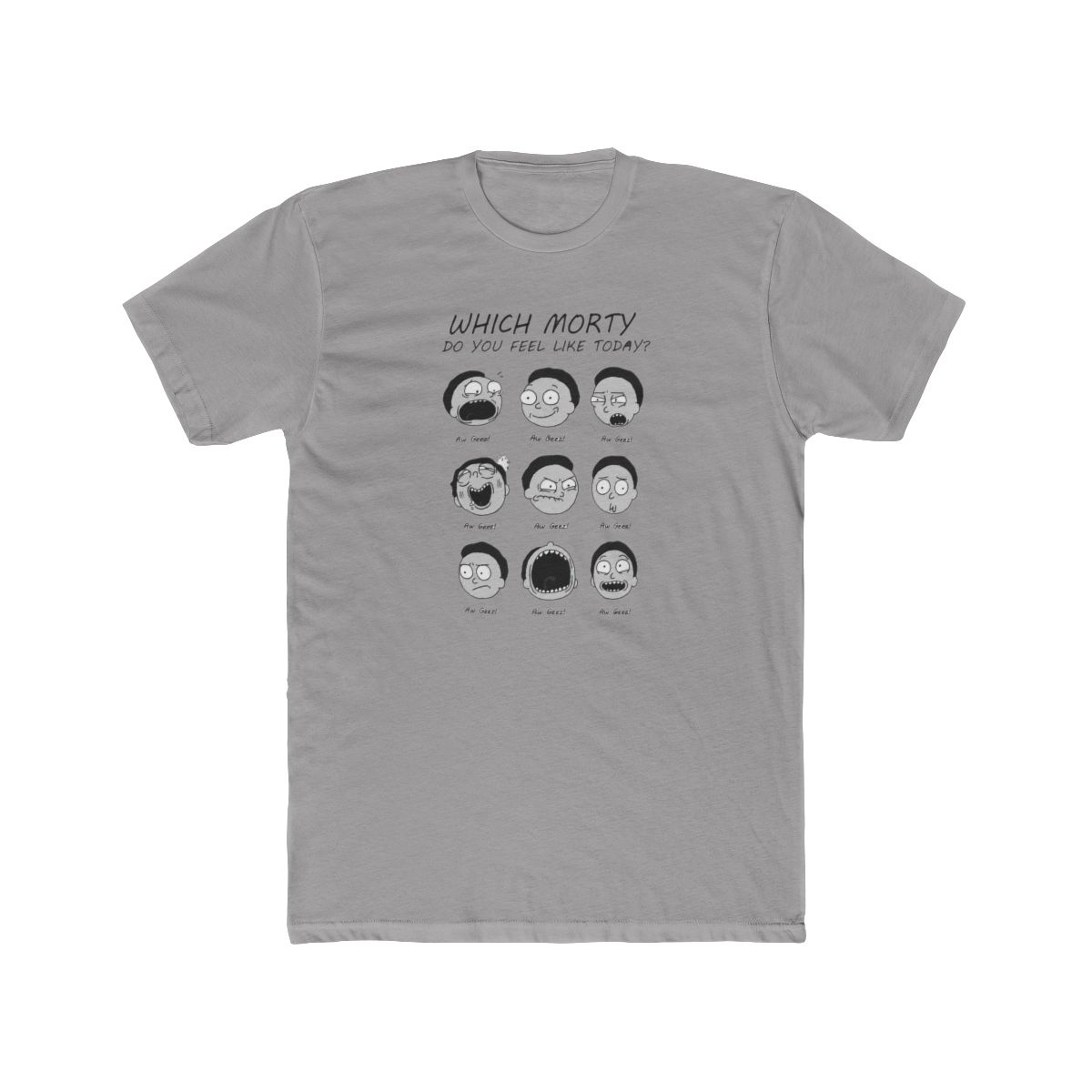 Rick and Morty - Emotion of Morty white Elbenwald T-Shirt - Official t-shirts merchandise