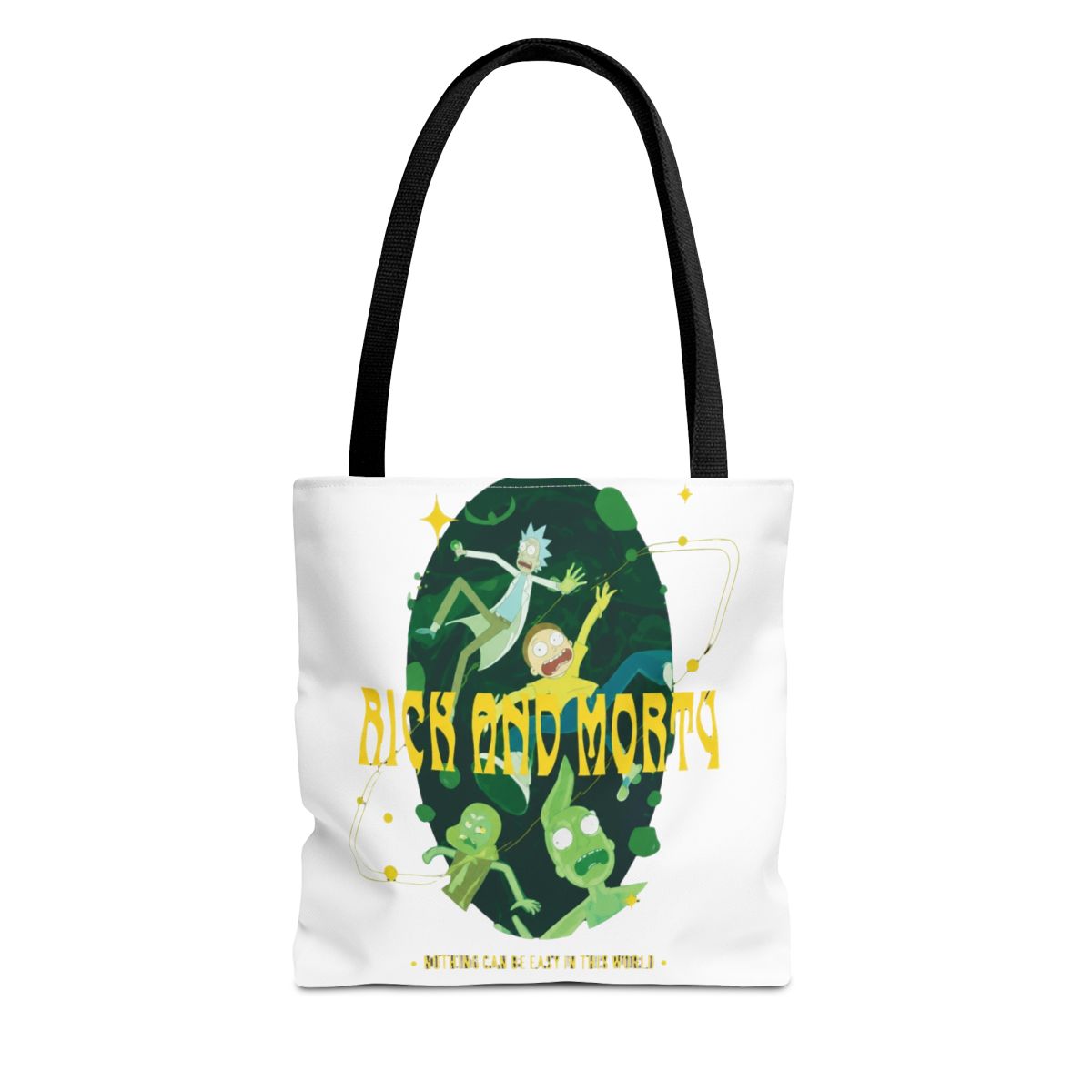 Rick and Morty Falling Quote Badge Bags - Official TV Show merchandise