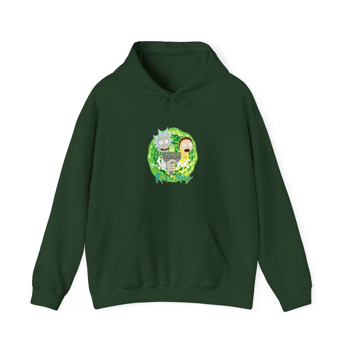 Rick and Morty Graphis Print Hoodie - alternate angle 2, merchandise