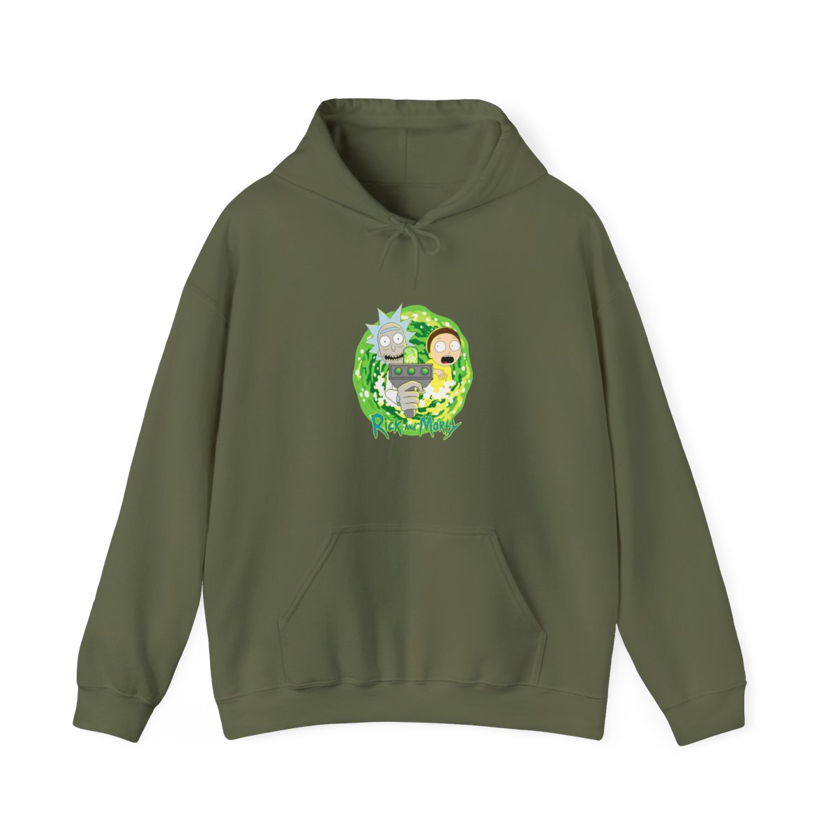 Rick and Morty Graphis Print Hoodie - alternate angle 5, merchandise