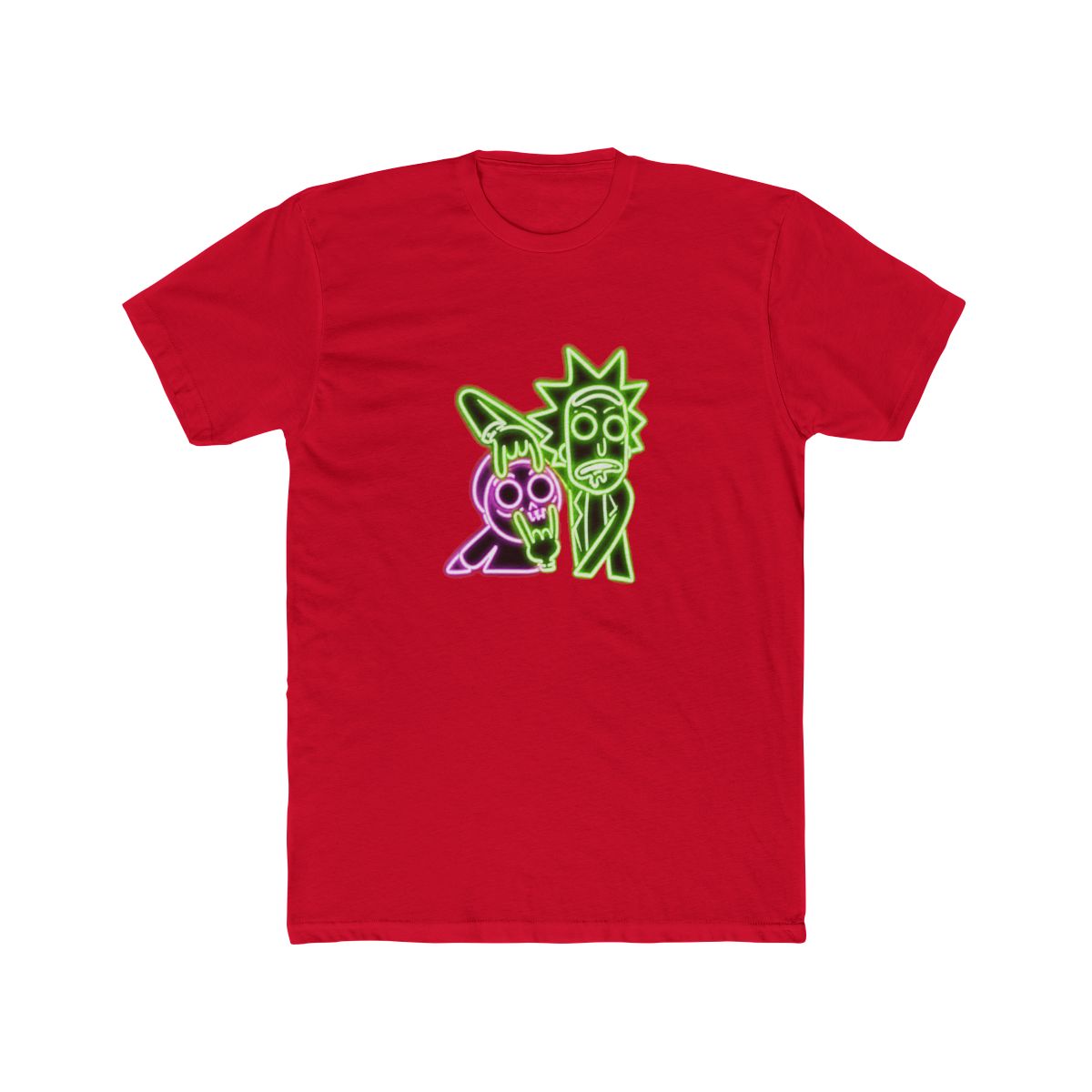 Rick And Morty Neon T Shirt - alternate angle 4, merchandise