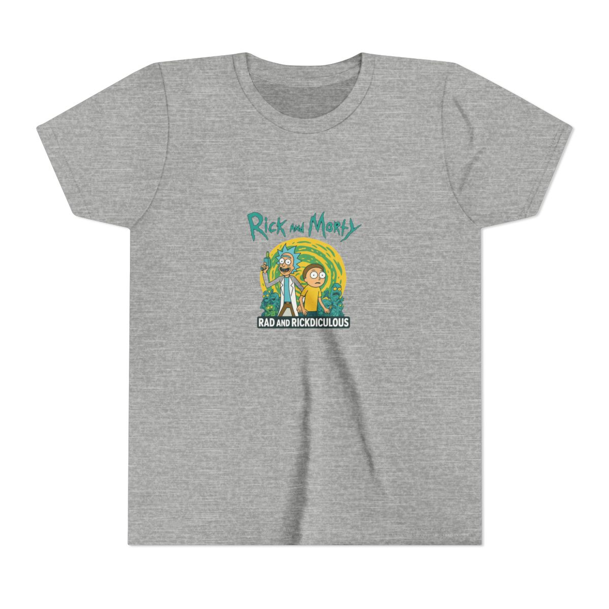 Rick and Morty "Rick and Morty." Kids Tee - alternate angle 3, merchandise