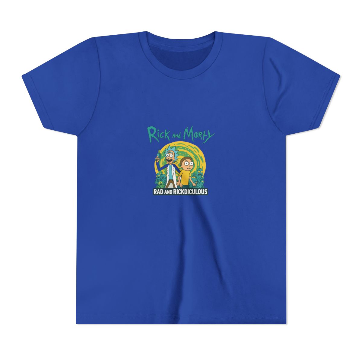 Rick and Morty "Rick and Morty." Kids Tee - alternate angle 4, merchandise