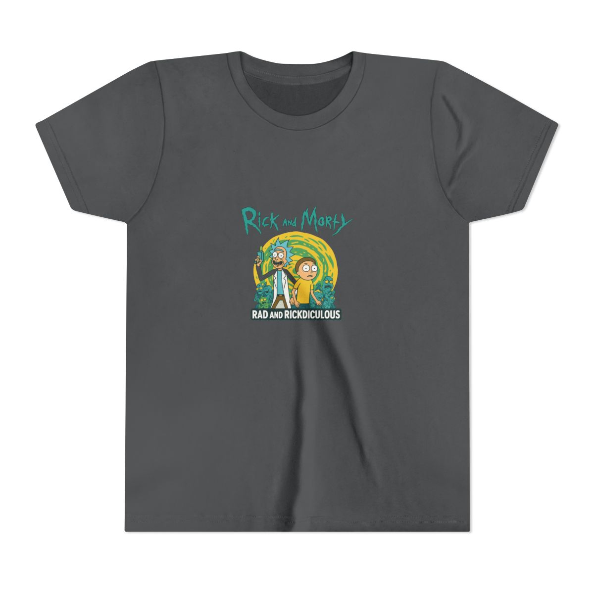 Rick and Morty "Rick and Morty." Kids Tee - alternate angle 5, merchandise
