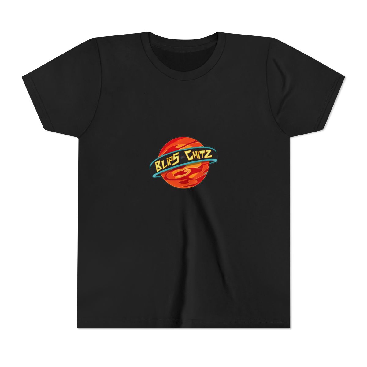 Blips and Chitz Rick And Morty Kids T Shirt - alternate angle 2, merchandise