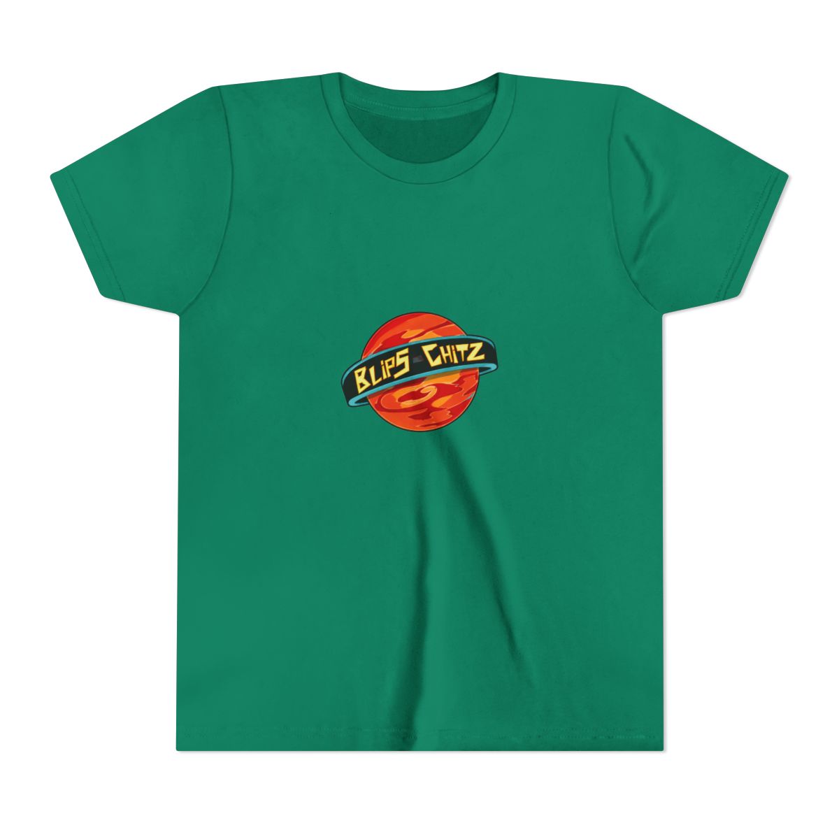 Blips and Chitz Rick And Morty Kids T Shirt - alternate angle 3, merchandise