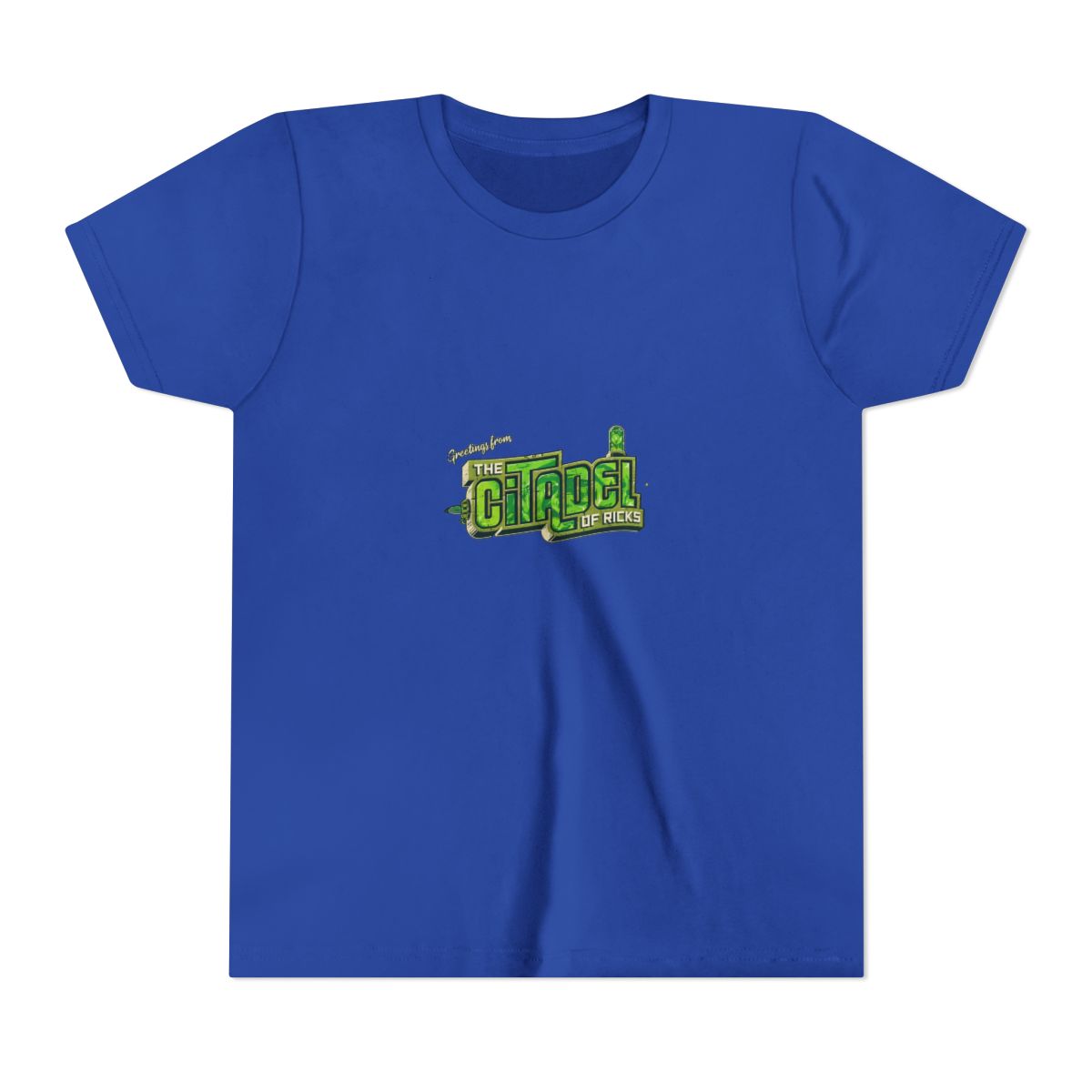 Citadel Of Ricks Kids T Shirt - alternate angle 3, merchandise
