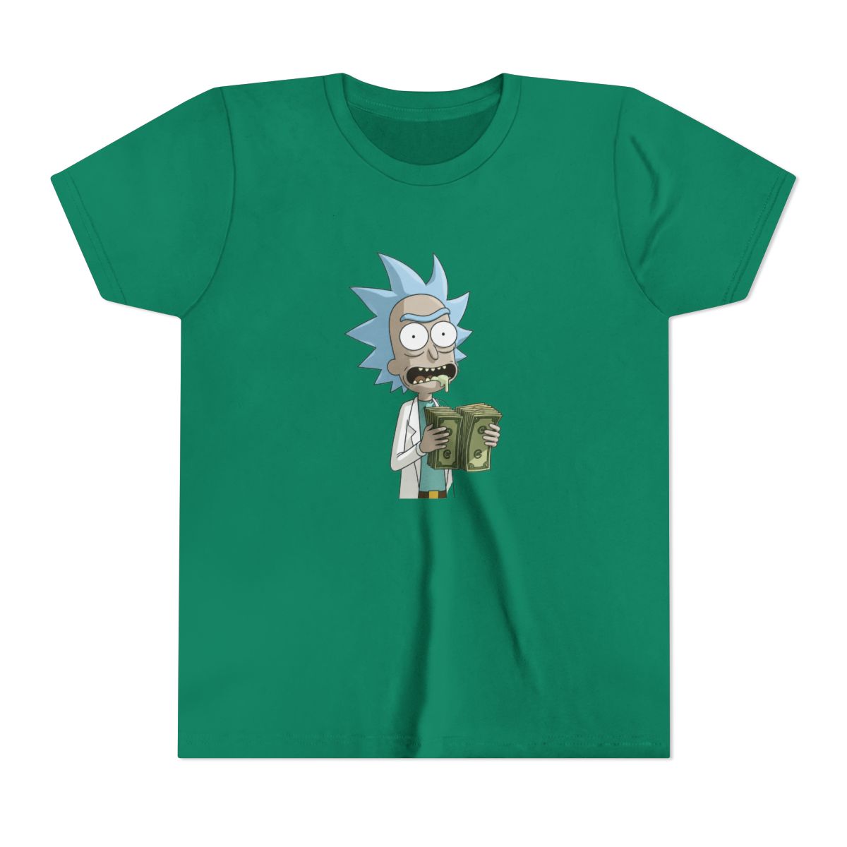 Men’s Rick and Morty Graphic Cotton Kids T Shirt - alternate angle 4, merchandise