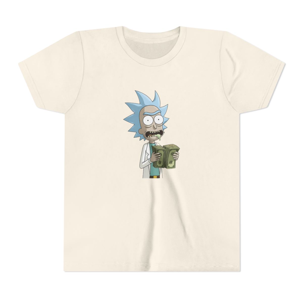 Men’s Rick and Morty Graphic Cotton Kids T Shirt - alternate angle 3, merchandise