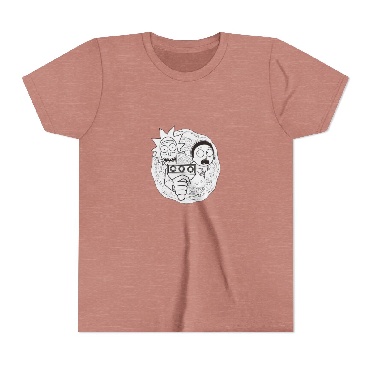 new RICK AND MORTY Kids T Shirt black green big logo cartoon funny ADULT SMALL - alternate angle 3, merchandise