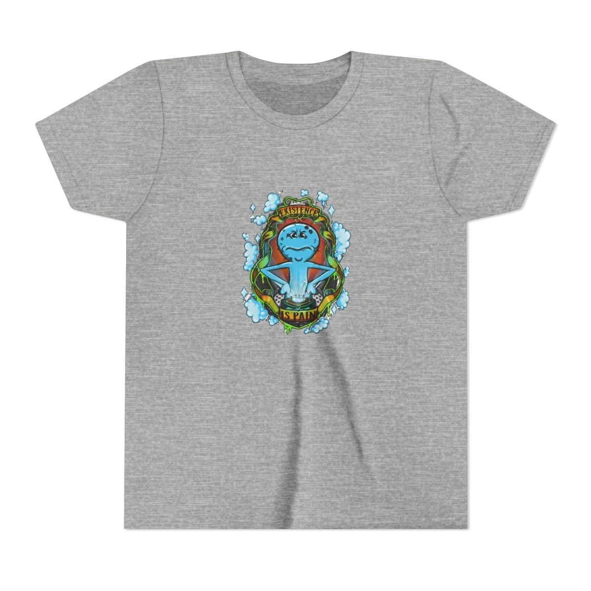 Rick And Morty Existence Is Pain Kids T Shirt - Official T-Shirts merchandise
